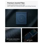 Samsung Galaxy Z Flip 8 Tok - Spigen AirSkin Aramid MagFit MagSafe - Kék