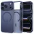 iPhone 17 Pro / 18 Pro Tok - Tech-Protect MagZero MagSafe - Áttetsző-Kék