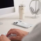 iPhone 17 Pro / 18 Pro Tok - Tech-Protect MagZero MagSafe - Áttetsző-Fehér