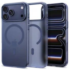   iPhone 17 Pro Max / 18 Pro Max Tok - Tech-Protect MagZero MagSafe - Áttetsző-Kék