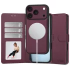 iPhone 17 Pro / 18 Pro Tok - Tech-Protect Wallet MagSafe - Bordó