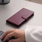 iPhone 17 Pro / 18 Pro Tok - Tech-Protect Wallet MagSafe - Bordó