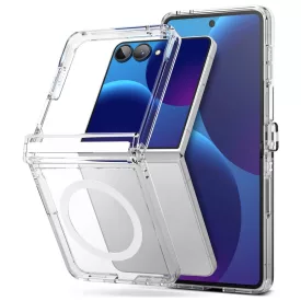   Samsung Galaxy Z Flip 8 Tok - Ringke Fusion Flap Magnetic MagSafe - Átlátszó