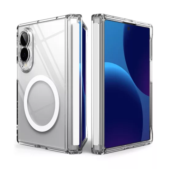 Samsung Galaxy Z Fold 8 Tok - Ringke Fusion Flap Magnetic MagSafe - Átlátszó
