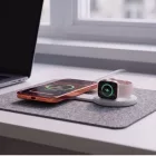 Tech-Protect A55 2in1 MagSafe 25W QI2.2 Vezeték Nélküli Töltő + C-C Kábel - Fehér