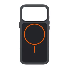   iPhone 18 Pro / 17 Pro Tok - SBS D3O Core MagSafe - Fekete-Narancs