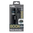 iPhone 18 Pro Max Tok - SBS Wallet Classic Mag - Fekete