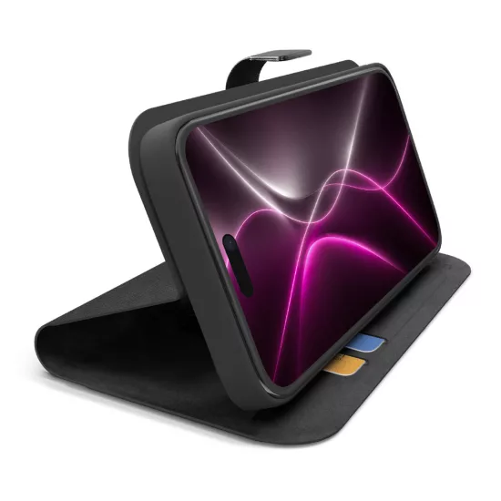 iPhone 18 Pro Max Tok - SBS Wallet Smart Case - Fekete