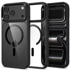 iPhone 17 Pro / 18 Pro Tok - Tech-Protect Magmat Magsafe CC - Átlátszó-Fekete