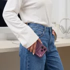 iPhone 17 Pro / 18 Pro Tok - Tech-Protect Magmat Magsafe CC - Átlátszó-Bordó