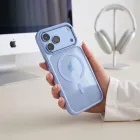 iPhone 17 Pro / 18 Pro Tok - Tech-Protect Magmat Magsafe CC - Átlátszó-Világoskék