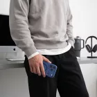 iPhone 17 Pro Max / 18 Pro Max Tok - Tech-Protect Magmat MagSafe CC - Átlátszó-Kék