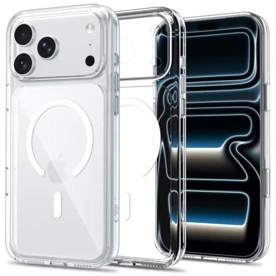 iPhone 17 Pro / 18 Pro Tok - Tech-Protect Flexair Hybrid CC MagSafe - Átlátszó