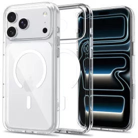   iPhone 17 Pro Max / 18 Pro Max Tok - Tech-Protect Flexair Hybrid CC MagSafe - Átlátszó