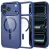 iPhone 17 Pro / 18 Pro Telefon tok - Tech-Protect Magmat MagSafe CC - Átlátszó-Sötétkék