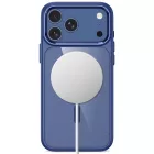 iPhone 17 Pro / 18 Pro Telefon tok - Tech-Protect Magmat MagSafe CC - Átlátszó-Sötétkék