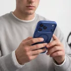 iPhone 17 Pro / 18 Pro Telefon tok - Tech-Protect Magmat MagSafe CC - Átlátszó-Sötétkék