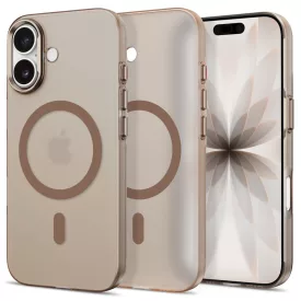   iPhone 17 Tok - Tech-Protect MagZero MagSafe - Matt Bézs-Barna