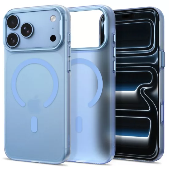 iPhone 17 Pro Max / 18 Pro Max Tok - Tech-Protect MagZero MagSafe - Matt Világoskék