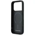 iPhone 17 Pro / 18 Pro Tok - Mercedes Leather Crossed Lines MagSafe - Bordó