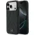 iPhone 17 Pro / 18 Pro Tok - Mercedes Leather Crossed Lines MagSafe - Fekete