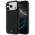 iPhone 17 Pro Max / 18 Pro Max Tok - Mercedes Leather Crossed Lines MagSafe - Fekete