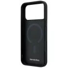 iPhone 17 Pro Max / 18 Pro Max Tok - Mercedes Leather Crossed Lines MagSafe - Fekete