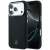 iPhone 17 Pro / 18 Pro Tok - Mercedes Leather Semi Wrap Wood Effect MagSafe - Fekete