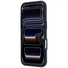 iPhone 17 Pro / 18 Pro Tok - Mercedes Leather Semi Wrap Wood Effect MagSafe - Kék