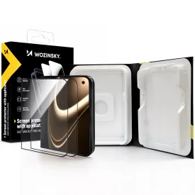   iPhone Duo Kijelzővédő Üvegfólia - Wozinsky EasyFit Clear Glass x 2 db