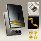 iPhone Duo Kijelzővédő Üvegfólia - Wozinsky EasyFit Privacy Glass - 2 db