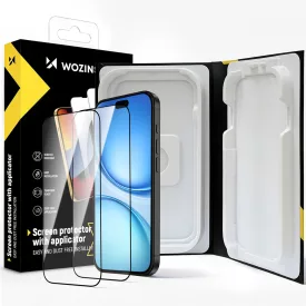   iPhone 18 Pro / 17 Pro Kijelzővédő Üvegfólia - Wozinsky EasyFit Clear Glass x 2 db