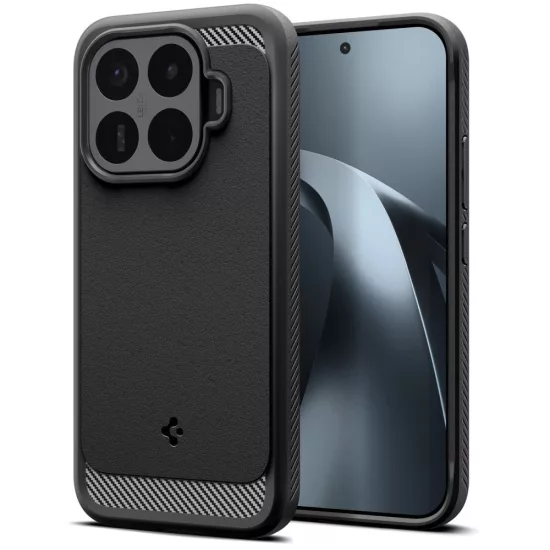 Xiaomi 17T Pro Tok - Spigen Rugged Armor - Fekete