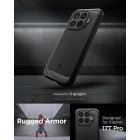 Xiaomi 17T Pro Tok - Spigen Rugged Armor - Fekete