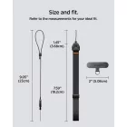 Spigen Univerzális Állítható Csuklópánt Telefonokhoz - Fekete