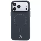 iPhone 18 Pro / 17 Pro Telefon Tok - Mercedes Leather 3D MagSafe - Antracit