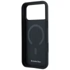 iPhone 18 Pro / 17 Pro Telefon Tok - Mercedes Leather 3D MagSafe - Antracit