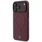 iPhone 18 Pro Max / 17 Pro Max Tok - Mercedes Leather 3D MagSafe - Bordó