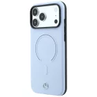 iPhone 18 Pro Max / 17 Pro Max Tok - Mercedes Leather 3D MagSafe - Kék