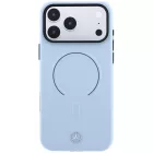 iPhone 18 Pro Max / 17 Pro Max Tok - Mercedes Leather 3D MagSafe - Kék
