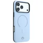 iPhone 18 Pro Max / 17 Pro Max Tok - Mercedes Leather 3D MagSafe - Kék