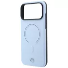 iPhone 18 Pro Max / 17 Pro Max Tok - Mercedes Leather 3D MagSafe - Kék