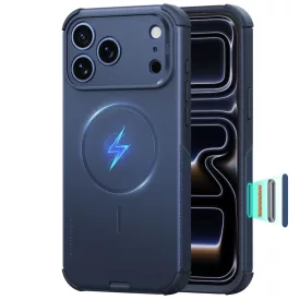   iPhone 18 Pro Max / 17 Pro Max Tok - ESR Cyber Tough MagSafe - Sötétkék
