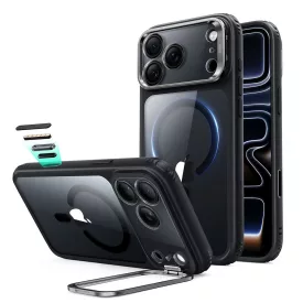   iPhone 18 Pro / 17 Pro Tok - ESR Classic Hybrid Kickstand MagSafe - Átlátszó-Fekete
