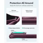 iPhone 18 Pro / 17 Pro Tok - ESR Classic Hybrid Kickstand MagSafe - Áttetsző-Bordó