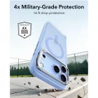 iPhone 18 Pro Max / 17 Pro Max Tok - ESR Classic Hybrid Kickstand MagSafe - Áttetsző-Világoskék