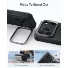iPhone 18 Pro / 17 Pro Tok - ESR Cyber Tough Kickstand MagSafe - Fekete