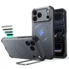 iPhone 18 Pro / 17 Pro Tok - ESR Cyber Tough Kickstand MagSafe - Szürke