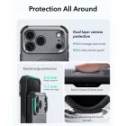 iPhone 18 Pro / 17 Pro Tok - ESR Cyber Tough Kickstand MagSafe - Szürke
