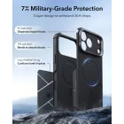 iPhone 18 Pro Max / 17 Pro Max Tok - ESR Cyber Tough Kickstand MagSafe - Fekete